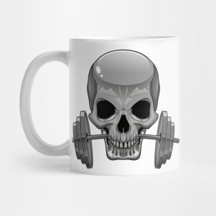 Skull Bodybuilding Dumbbell Mug